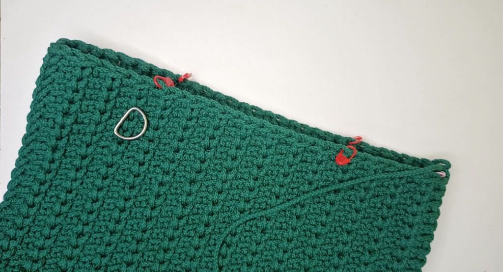 Crochet the Forest green bag pattern
