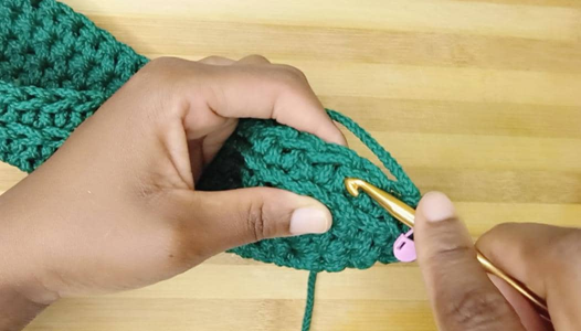 The Forest green crochet bag pattern