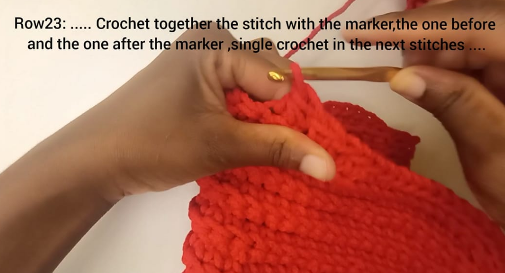 Crochet ribbed bag pattern 